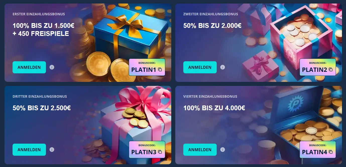 Platincasino bonus